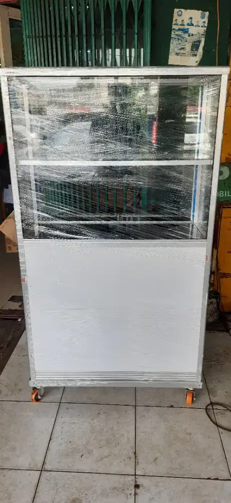 Dijual Etalase Alumunium (Baru) buat Usaha Minuman & Makanan Ramadhan
