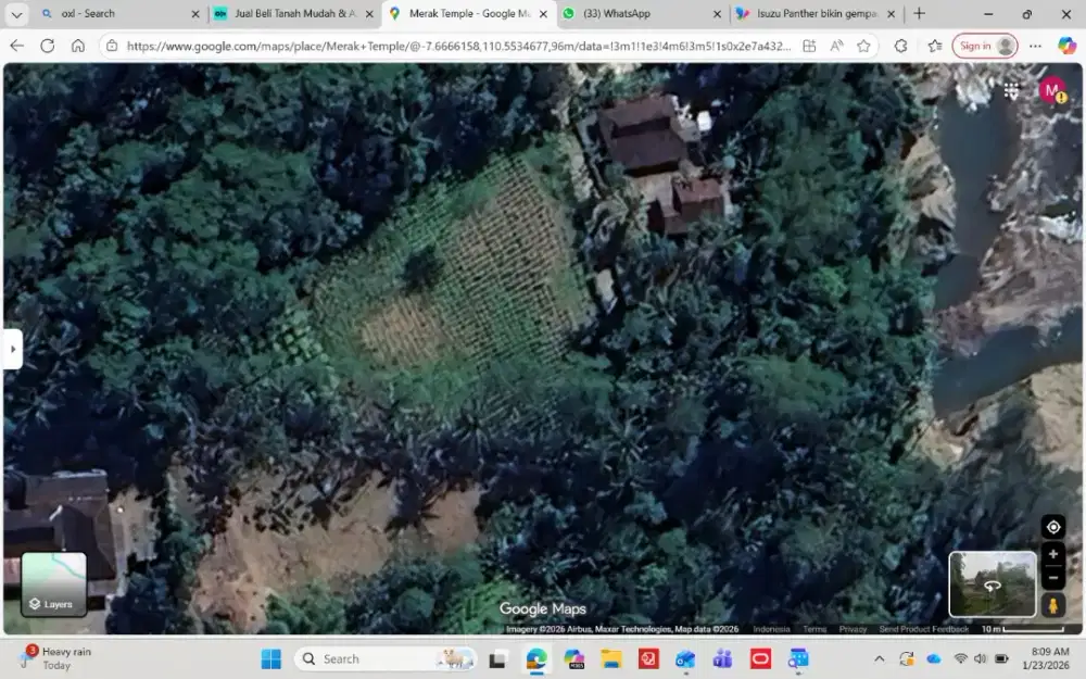 Dijual tanah di karangnongko klaten, luas 3200an m2