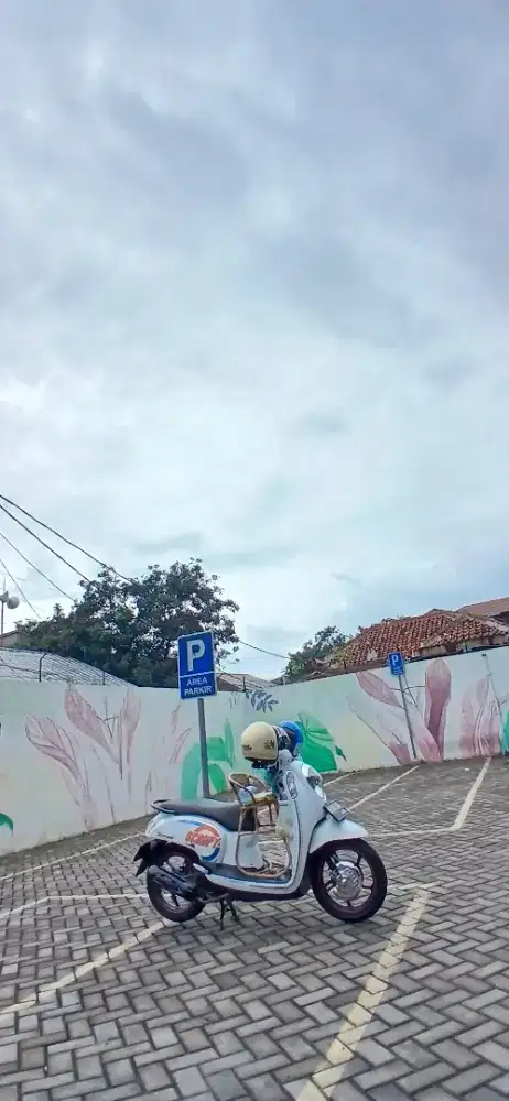 Scoopy 2016 pemakaian pribadi perempuan