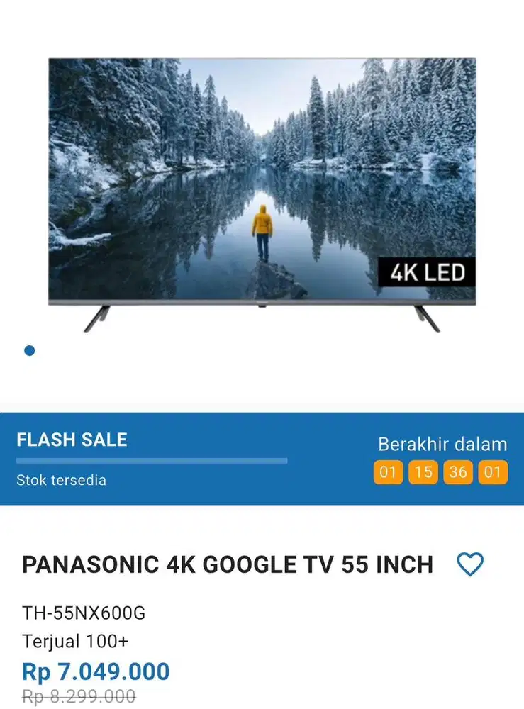 Panasonic 4K Google Tv 55 Inch
