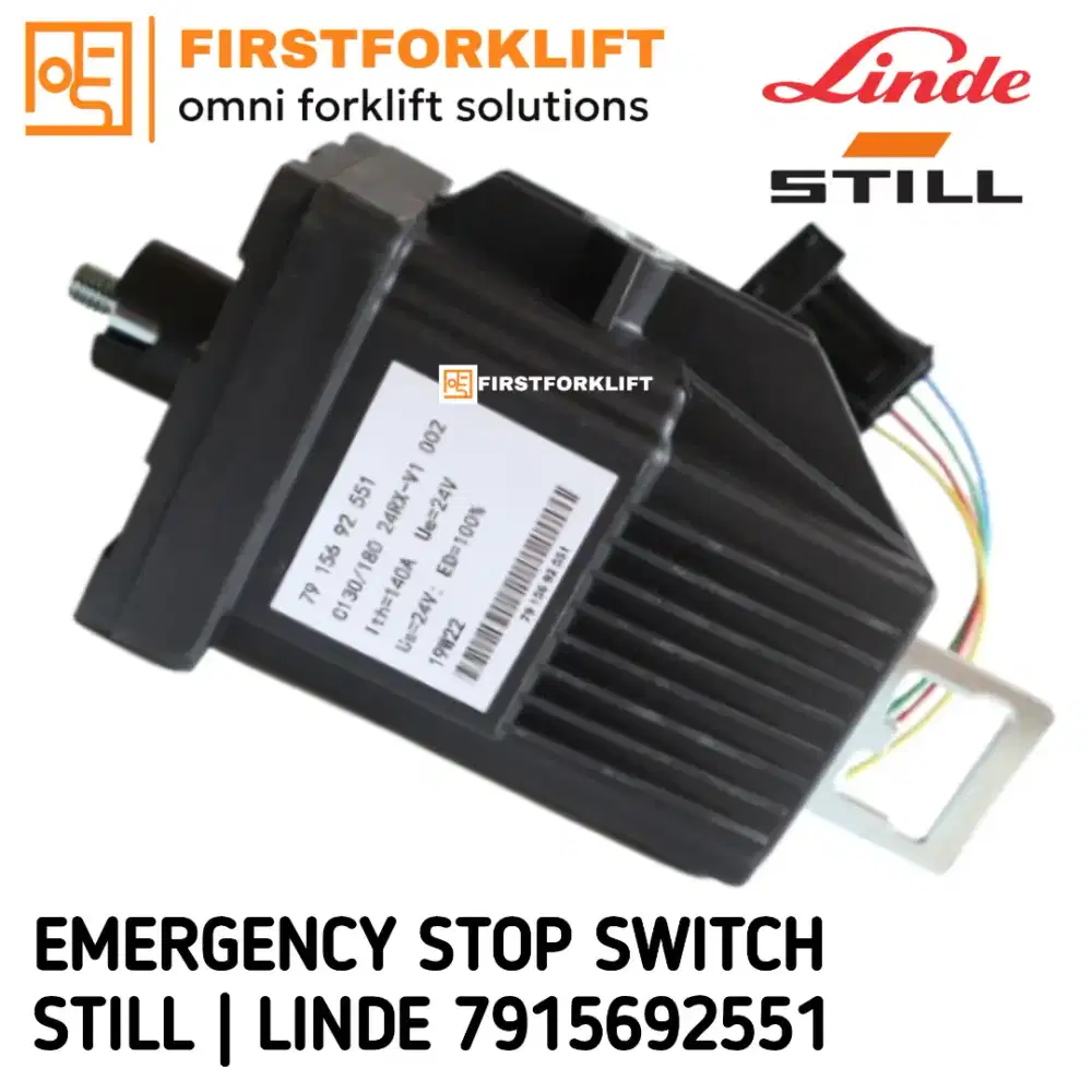 Emergency Stop Switch Pallet Stacker Elektrik Still dan Linde