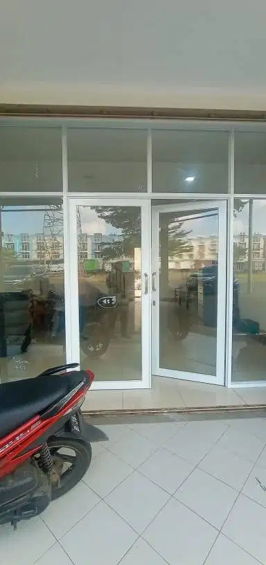 Pasang Sekat Kantor Pakai Kusen Alumunium - Aluminum - Gypsum - Kaca