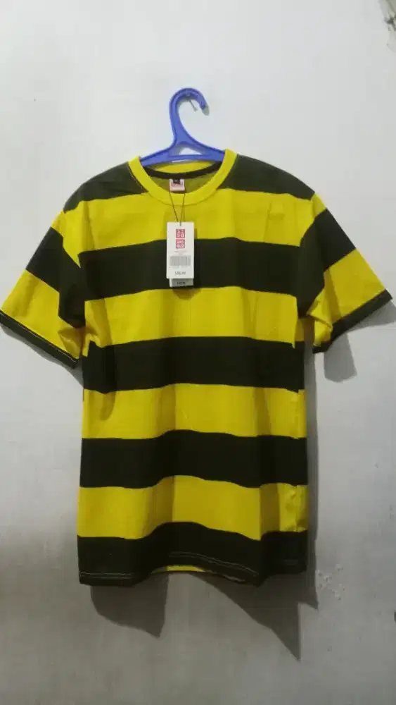 Baju belang kuning coklat