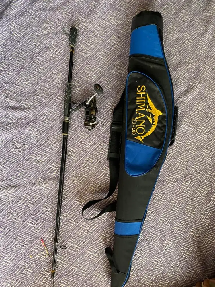 Dijual alat pancingan+tas 400 nego