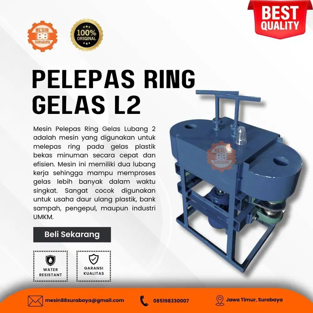 MESIN PELEPAS RING GELAS L2
