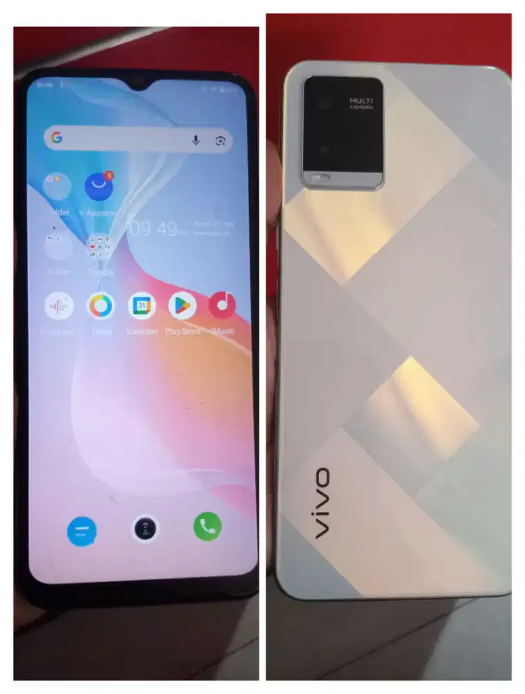 Hape Vivo y21 ,ram 4,no minus