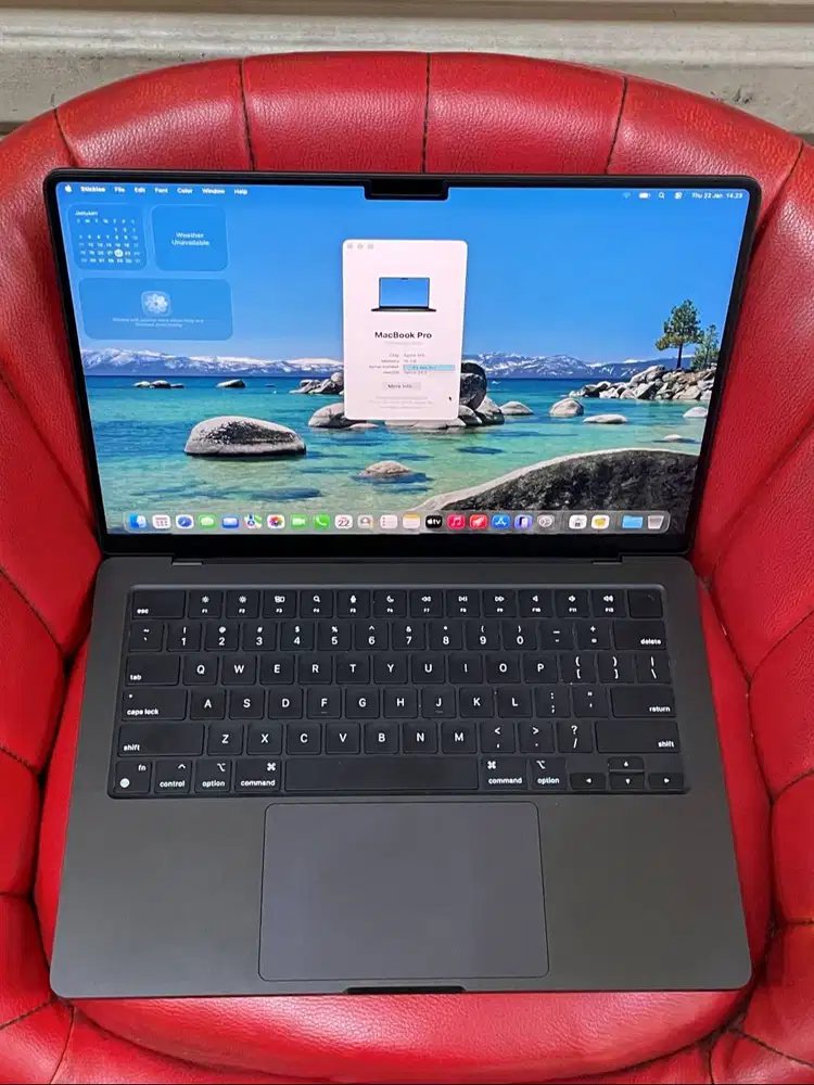 MacBook Pro 14 2024 M4 16gb 512gb Garansi iBox Aktif Fullset Original