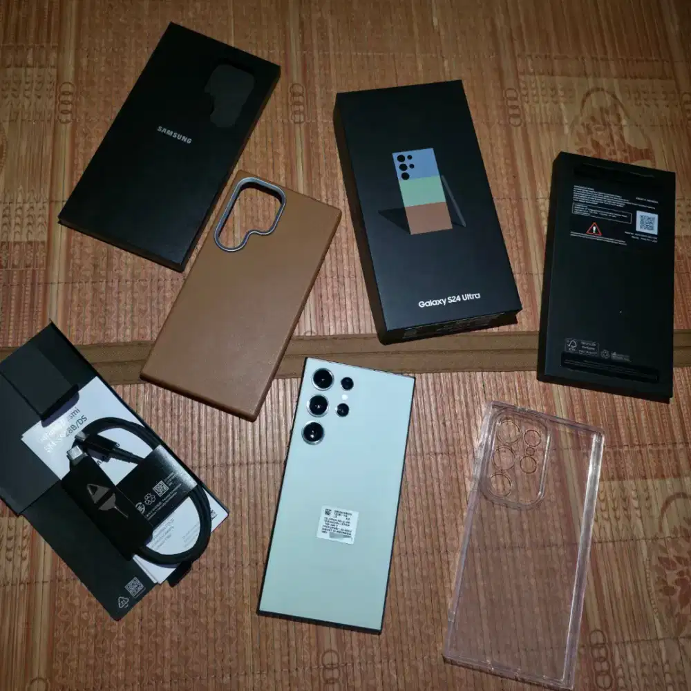 Samsung s24 ultra 1tb sein 1000gb fullset original titanium green