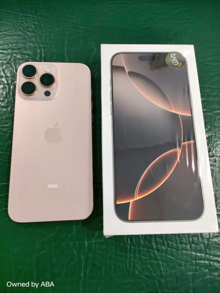 iPhone 16 Pro Max 256GB Dessert Titanium Garansi Resmi iBox  Mei 2026