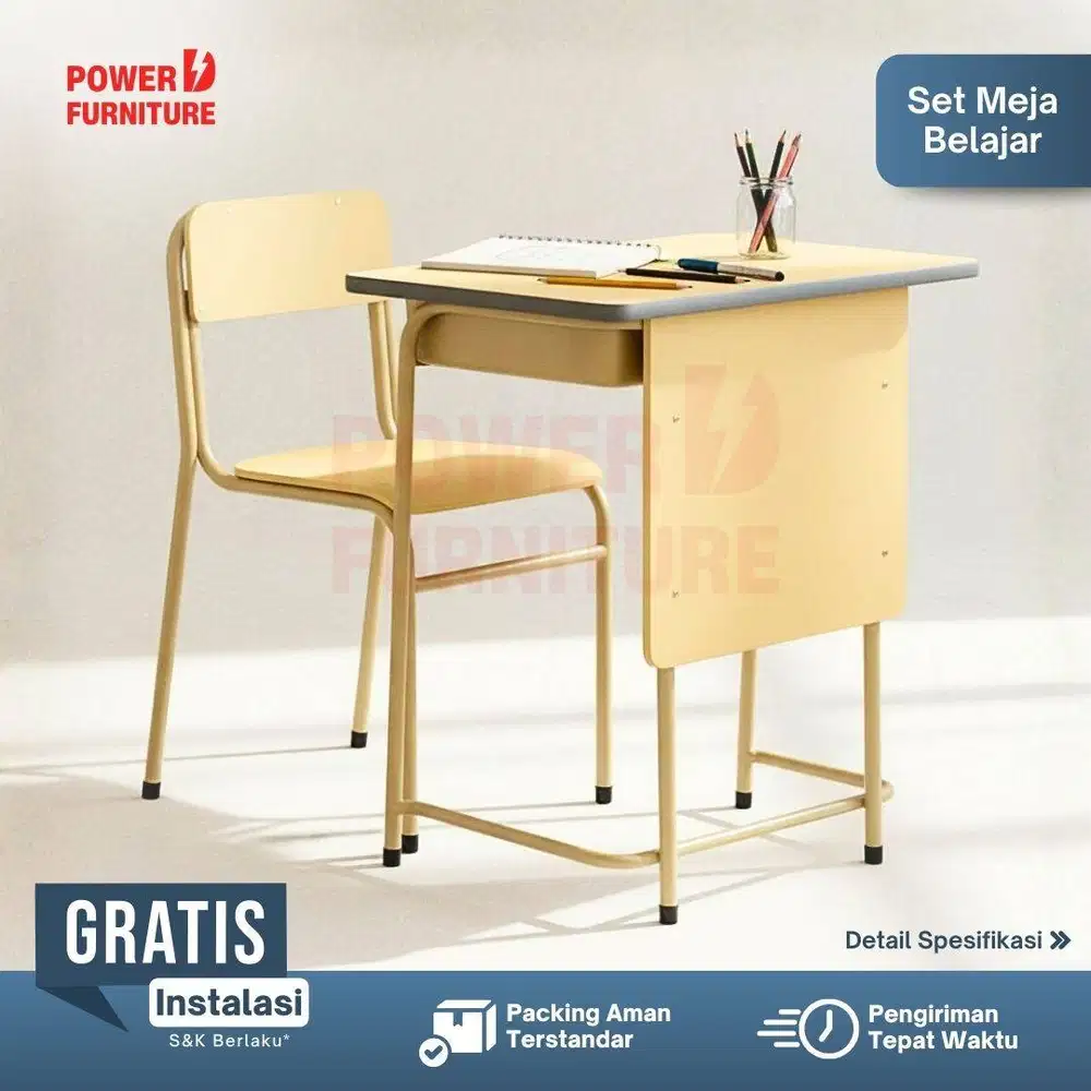 Meja Sekolah D08 - meja kursi sekolah / kursi sekolah / bangku sekolah