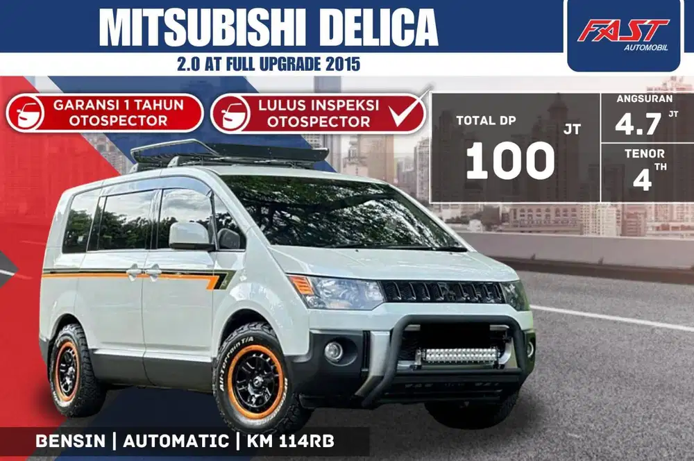 MITSUBISHI DELICA 2015 2.0 AT FULL UPGRADE & PAJAK PANJANG