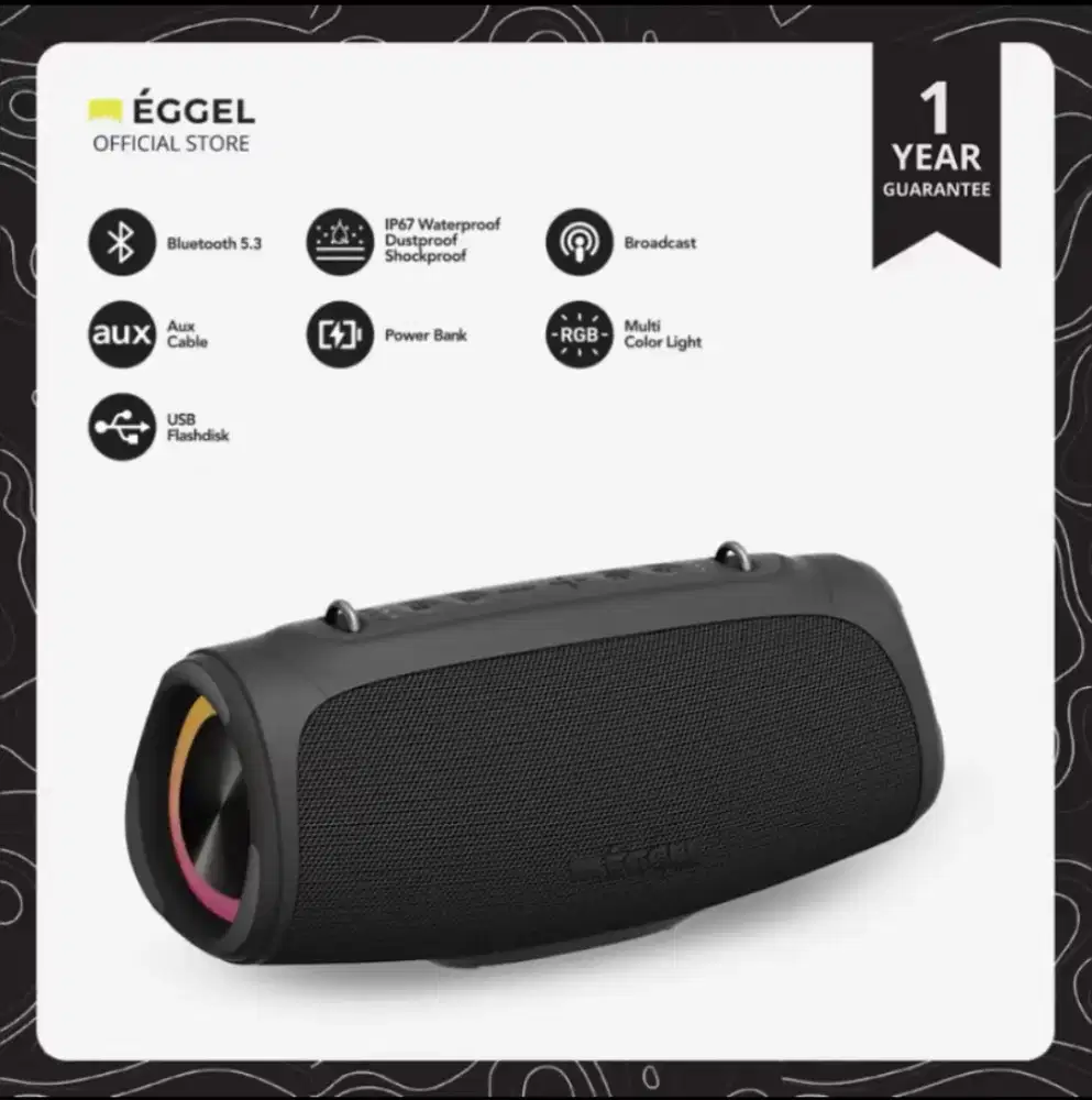 Eggel Terra-3 Max Portable Bluetooth Speaker