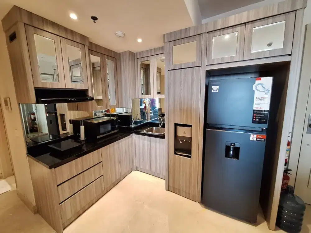 Apartemen Full Furnish 2 BR One Icon Surabaya Minimalis Siap Huni