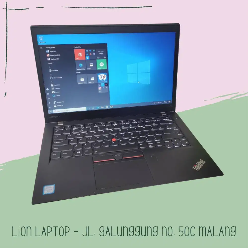 RAM 8GB SSD 256GB Core i7 SLIM Lenovo Thinkpad T470s [23|01]