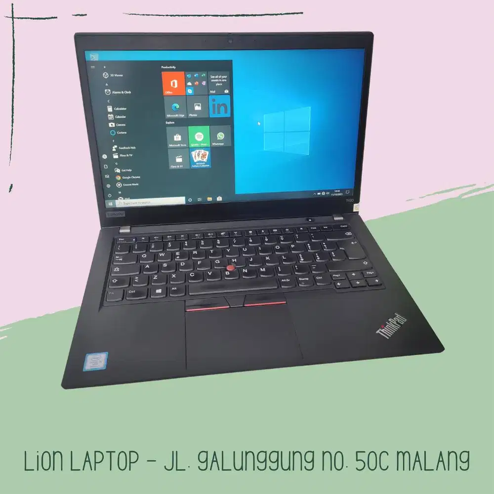 RAM 16GB i5 Gen 8 SSD 256GB Lenovo Thinkpad T490 [23|01]