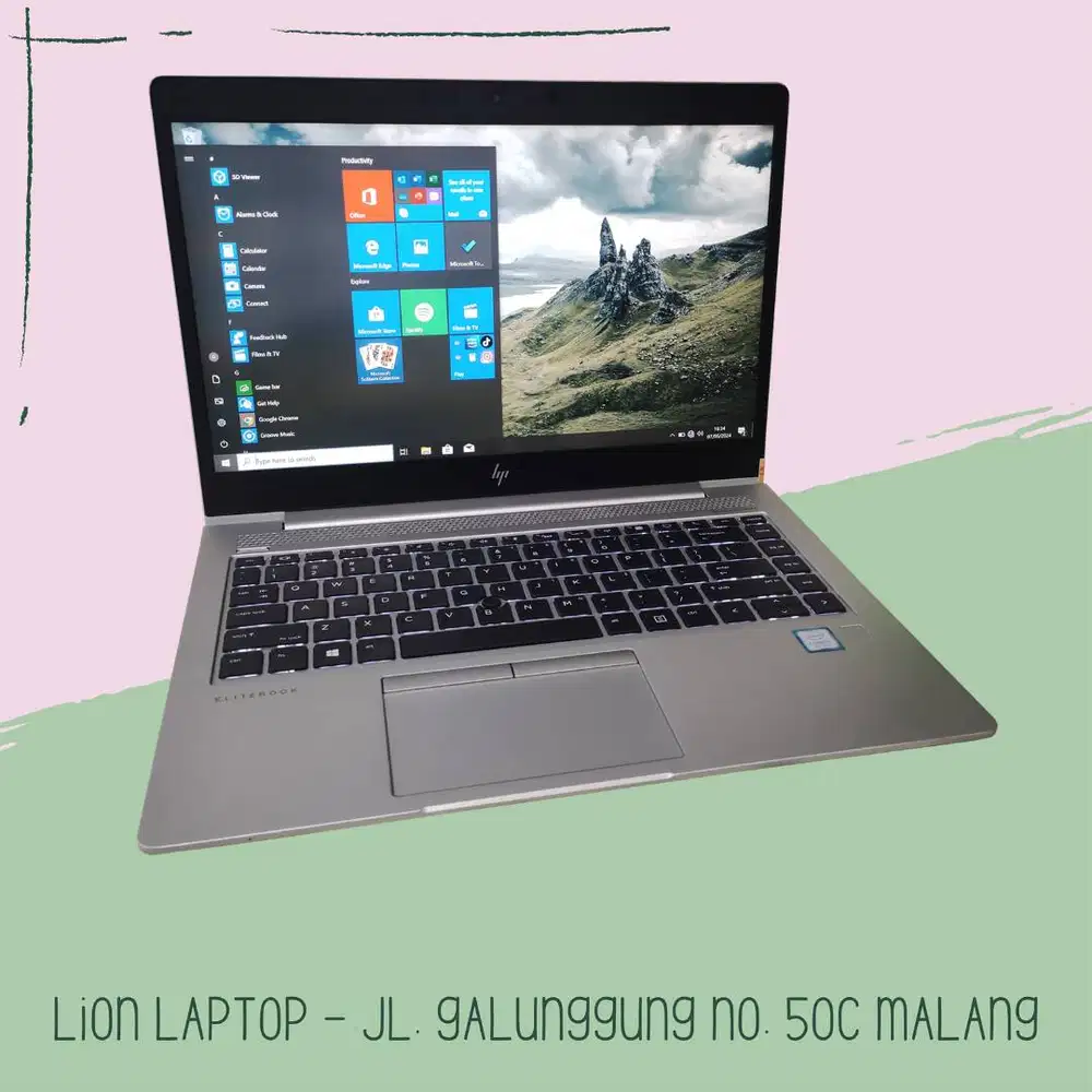 Core i5 Gen 8 RAM 8GB SSD 256GB HP Elitebook 840 G5 [23|01]