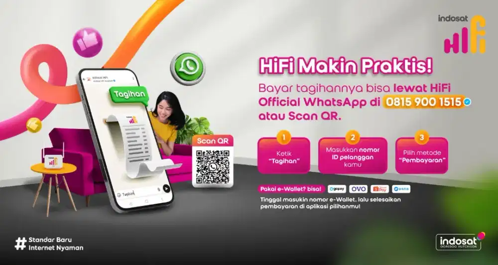 JASA PEMASANGAN WIFI INDOSAT HIFI PASANG WIFI MASANG WIFI 100MBPS
