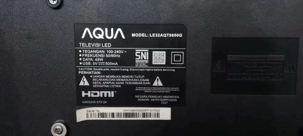 TV LED AQUA 32 INCH (Minus)