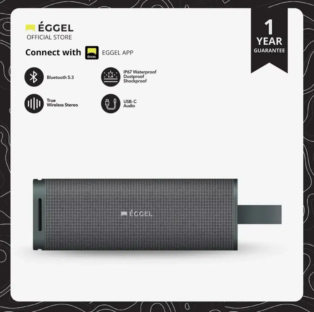 Eggel Active-3 Portable Bluetooth Speaker