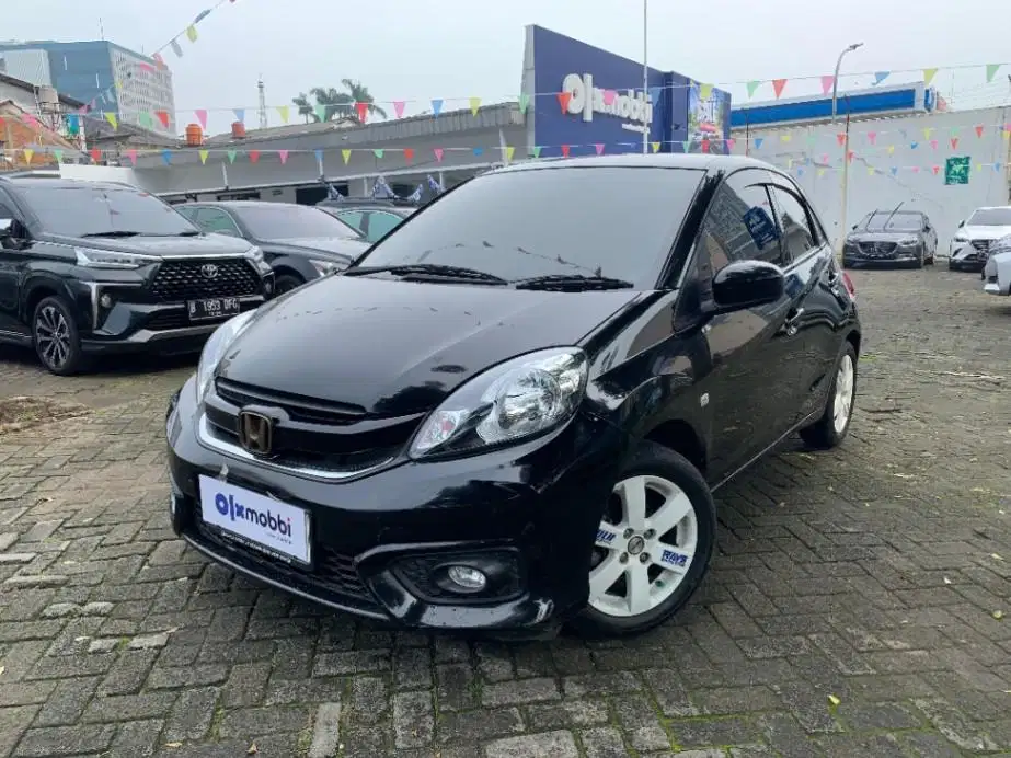 DP MURAH Honda Brio Satya 1.2 E Bensin-AT 2018 Hitam CBZUB