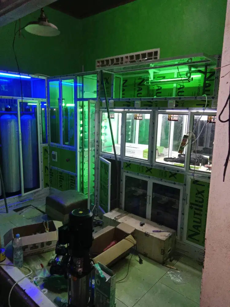 Instalasi pemasangan depot air minum isi ulang