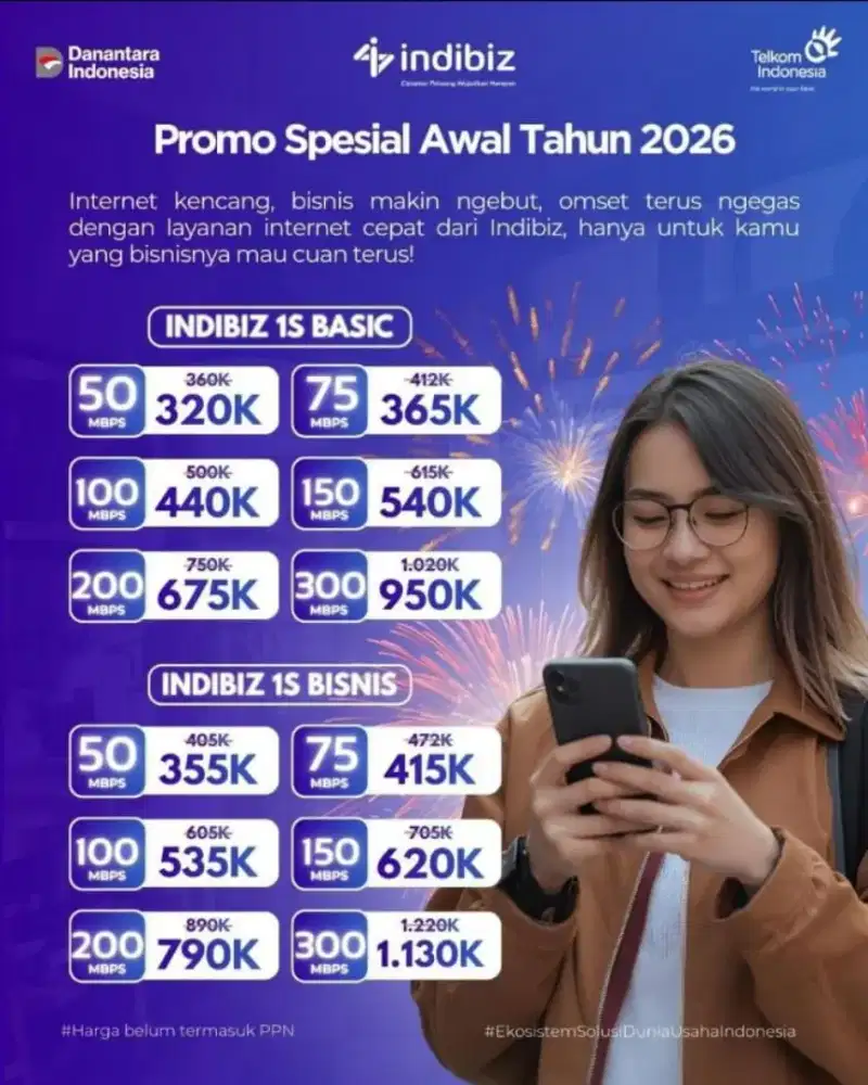 Pemasangan dan registrasi indihome dan indibiz