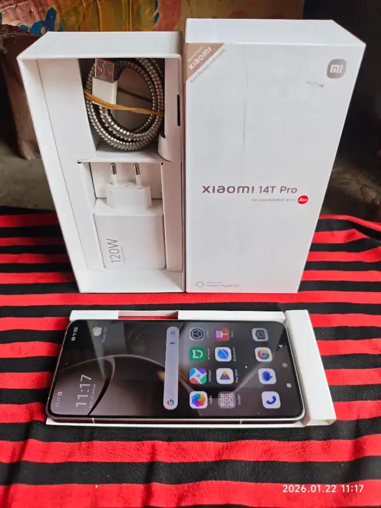 Xiaomi 14T Pro 12/512 Fullset ori segel no minus garansi ON