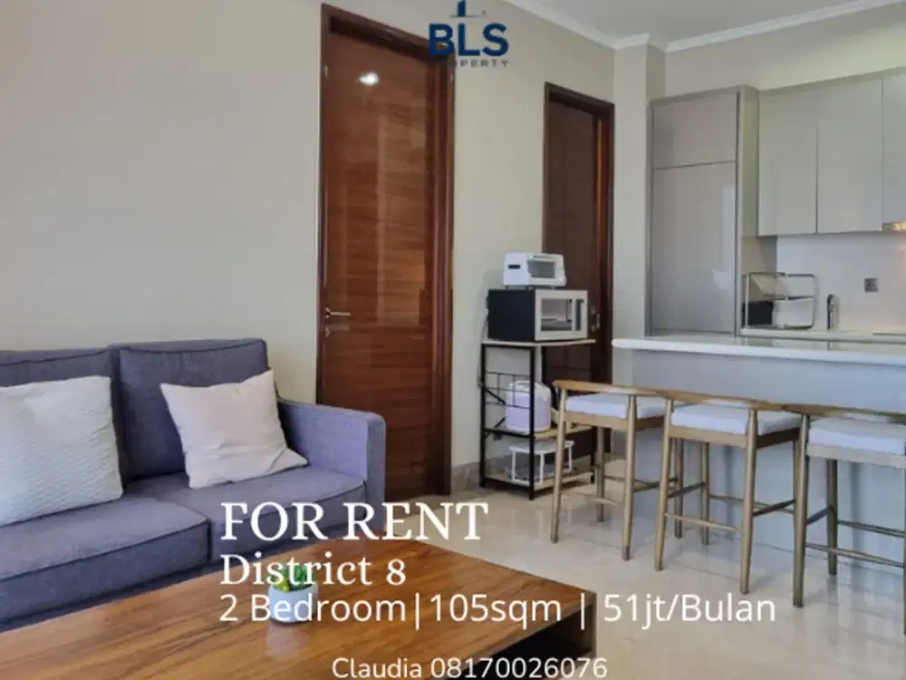 FOR RENT Apartment District 8 2Bedroom