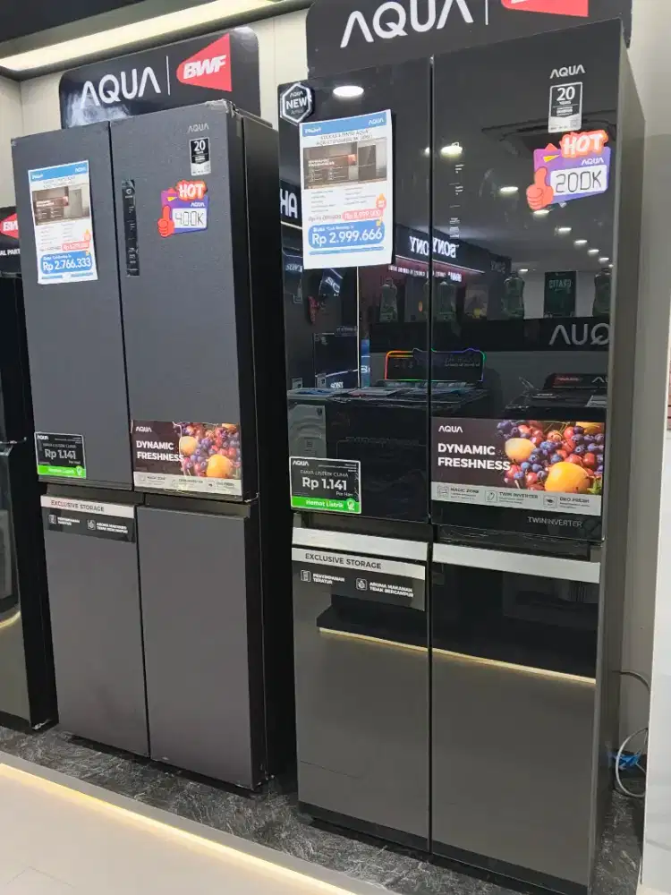 Kredit Kulkas set by set tanpa dp Syarat ktp asli aja Minat