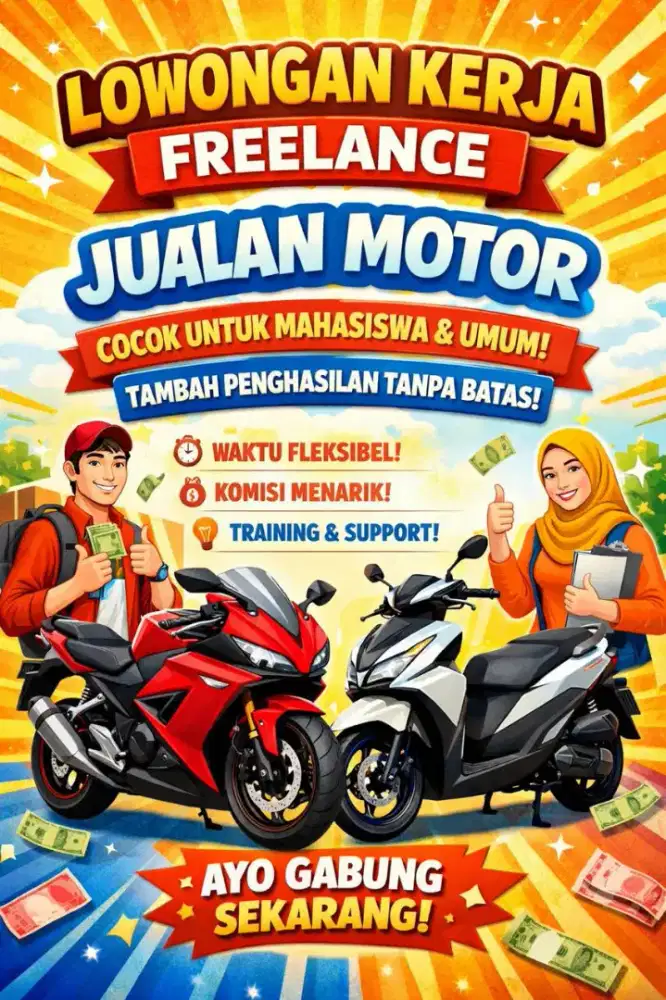 Jualan motor freelance