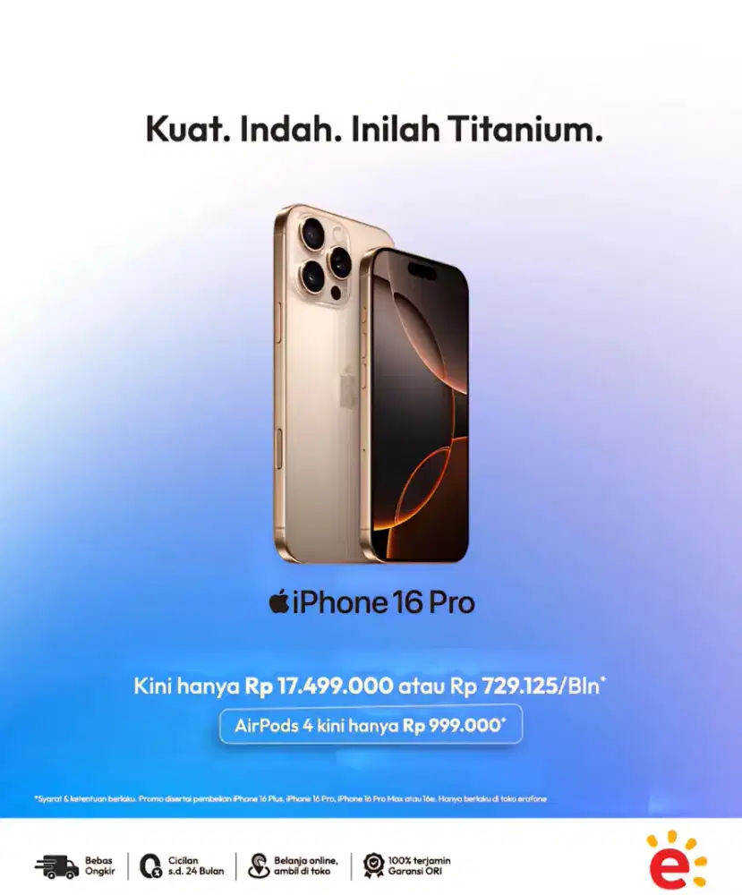 iPhone 16 Pro Murah Bandung