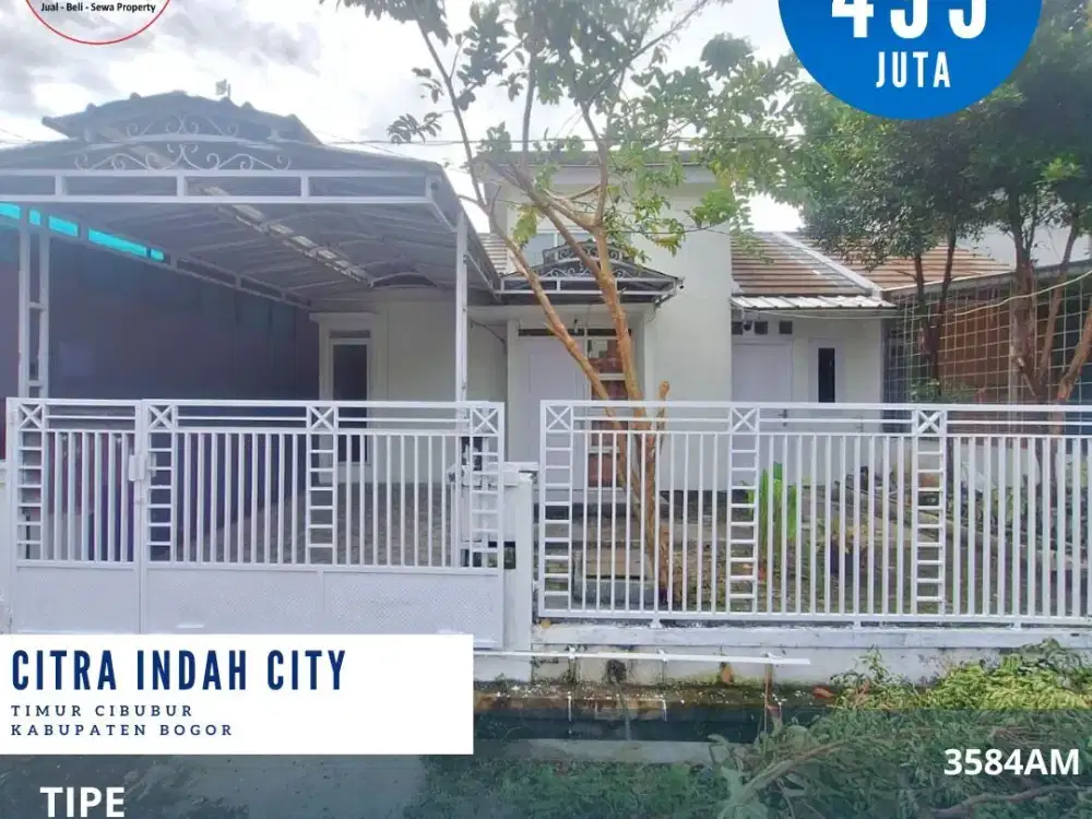Dijual rumah dicitra indah city cileungsi jonggol bogor rumah siap huni