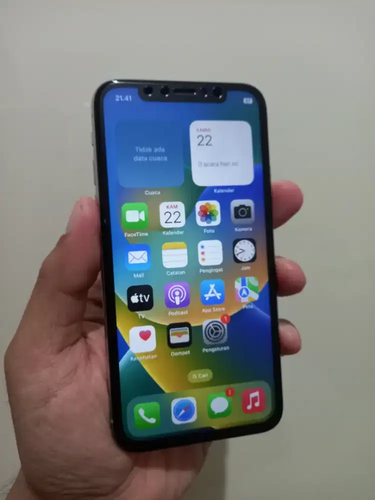 IPhone X White 64Gb Lte Fullset ex inter minus face id off aja