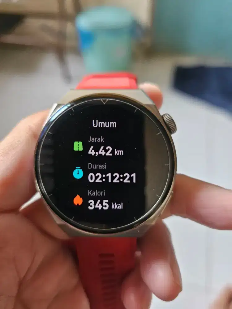 Huawei smart watch GT3 Pro, Warna: Titanium