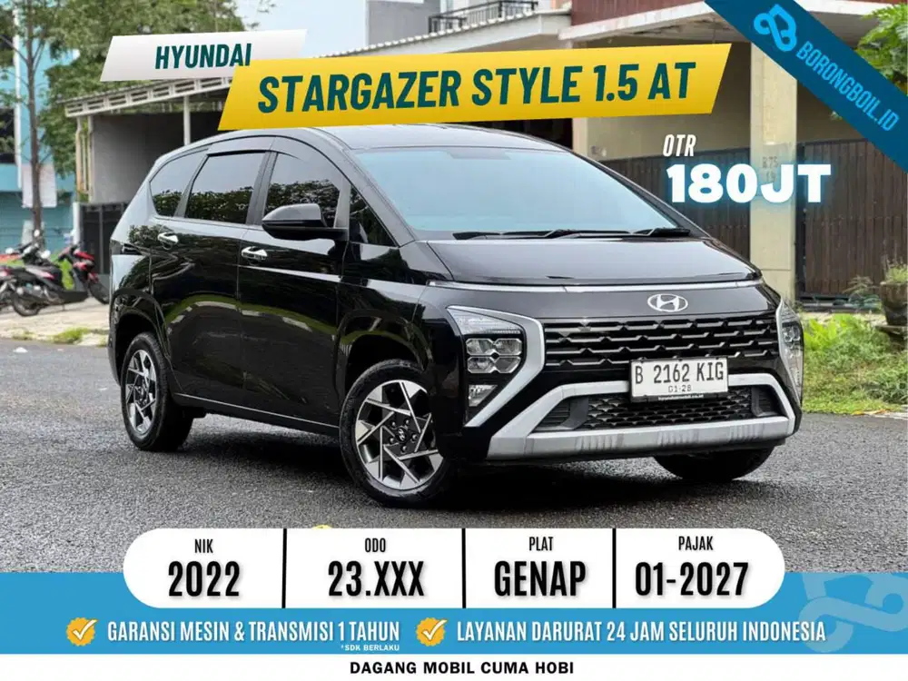 STARGAZER STYLE 1.5 AT 2022 Hitam