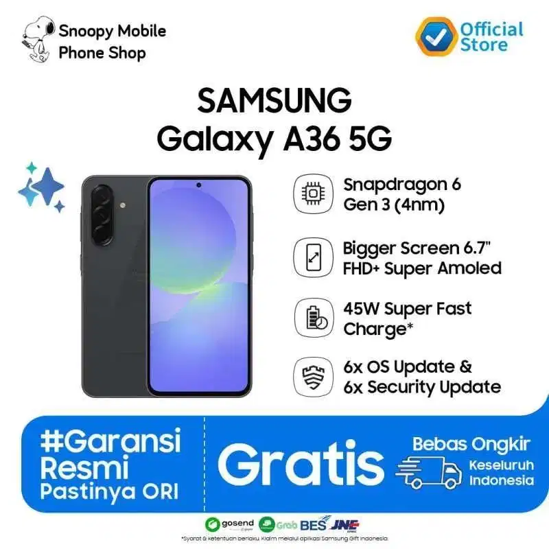 PROMO TERMURAH SAMSUNG A36 5G BISA DICICIL