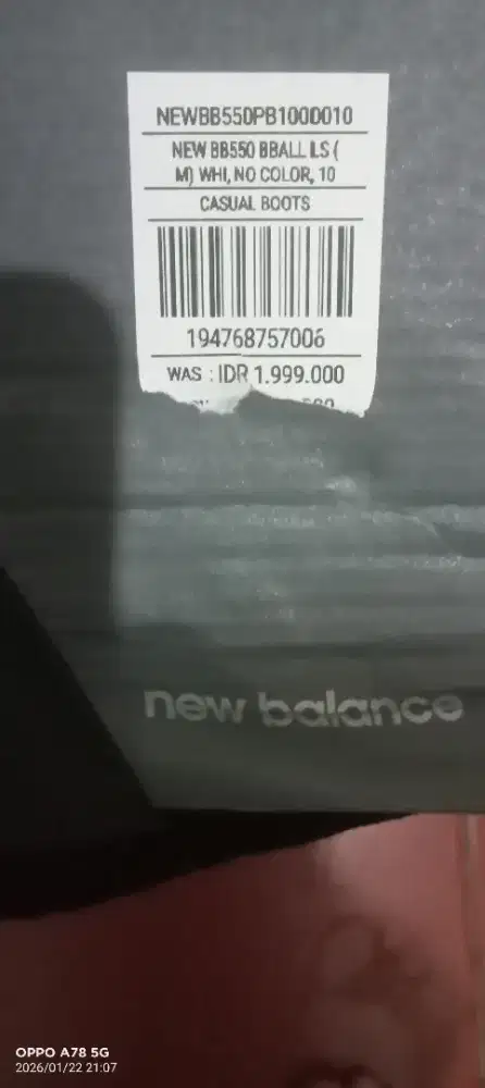 Jual Sepatu New Balance