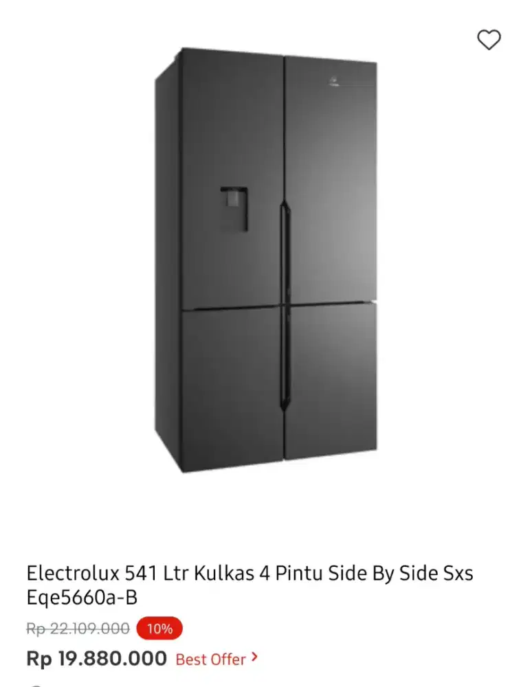 KULKAS ELECTROLUX MULTIDOOR 541liter