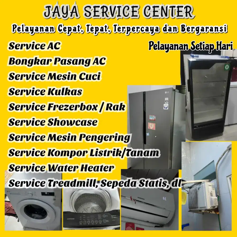 Service Kulkas Bongkar Pasang AC Servis AC Mesin Cuci Frezer Tegalsari