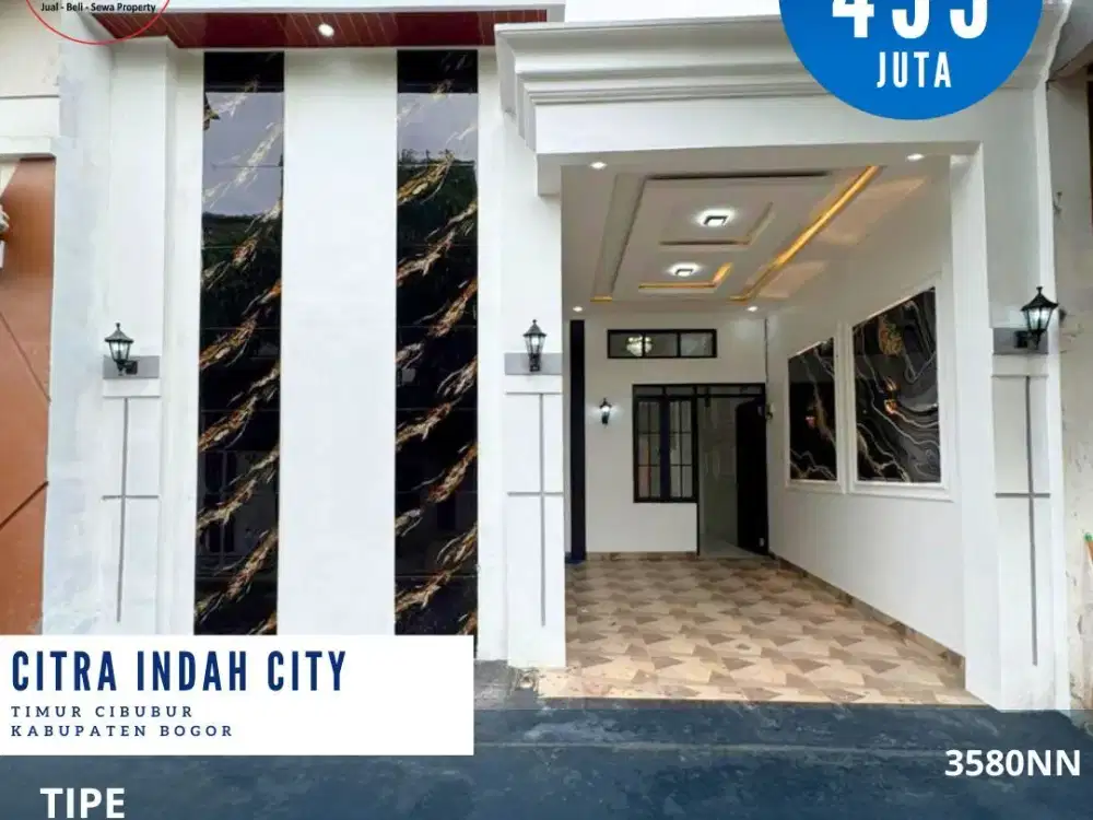 Dijual rumah dicitra indah city cileungsi jonggol bogor rumah siap huni