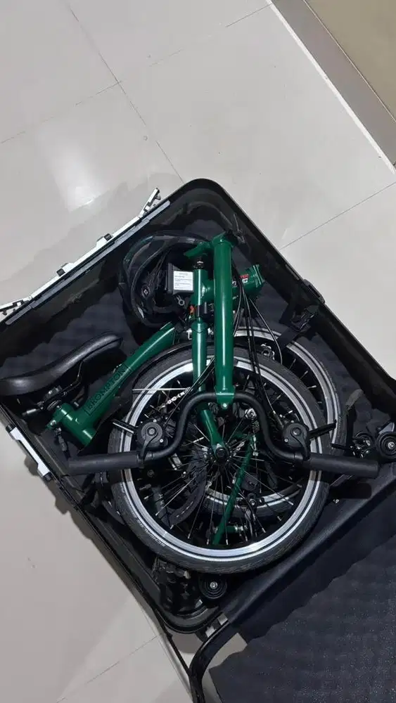 Brompton M6R Green C line Black Edition