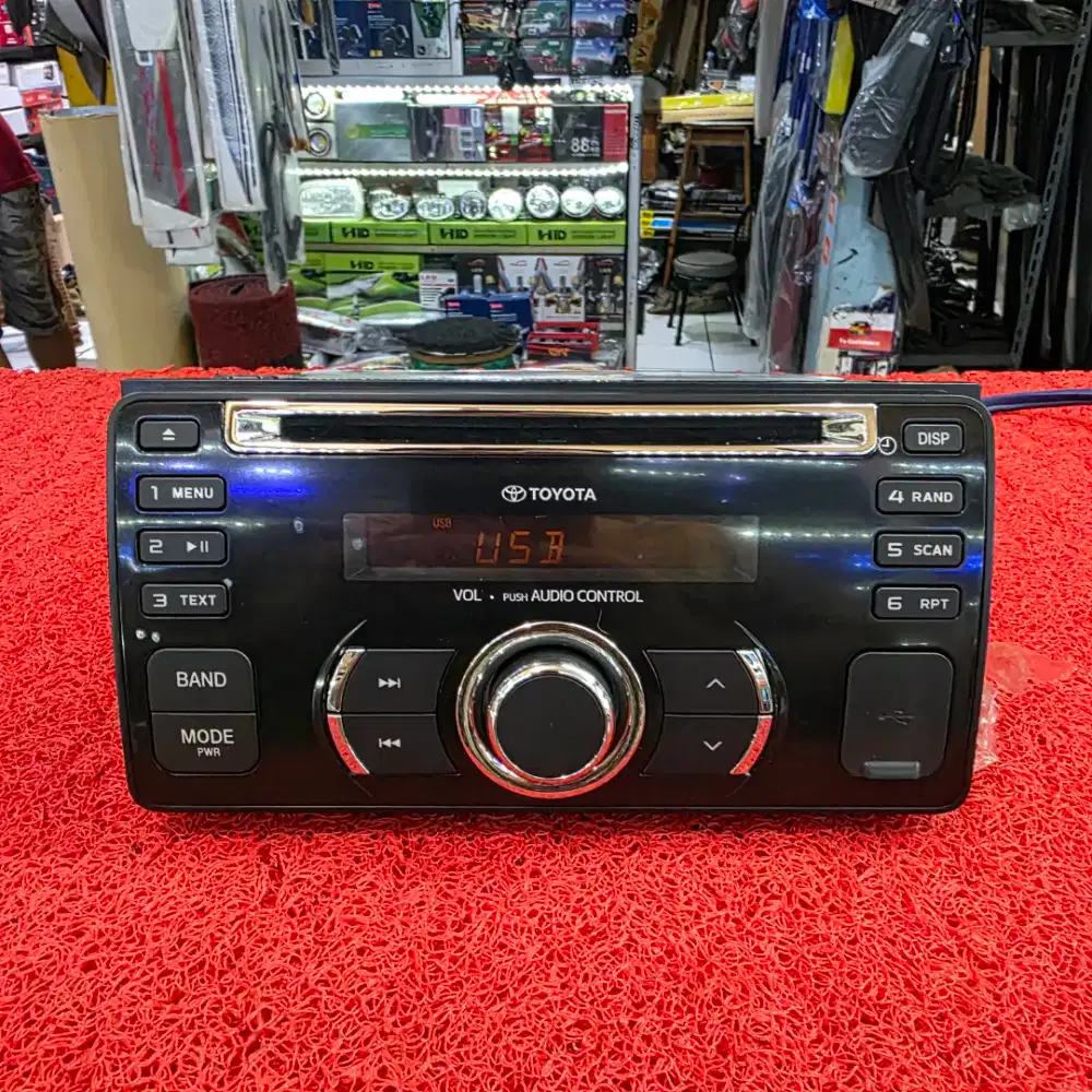 Head Unit TOYOTA ETIOS Valco USB CD Aux Radio FM AM Orisinil