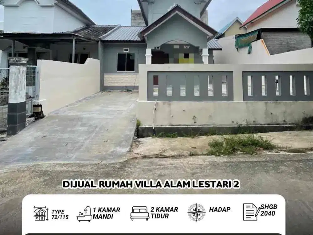 Dijual Rumah Villa Alam Lestari 2