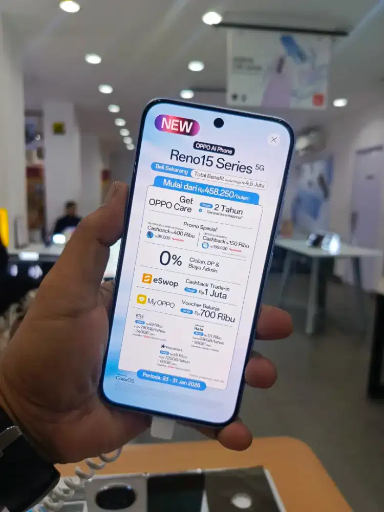 New Produk Oppo Reno 15F 8/256GB