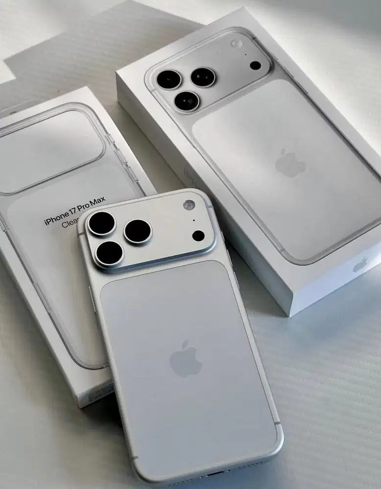 stock terbatas iphone 17 pro 512gb silver new garansi resmi ibox
