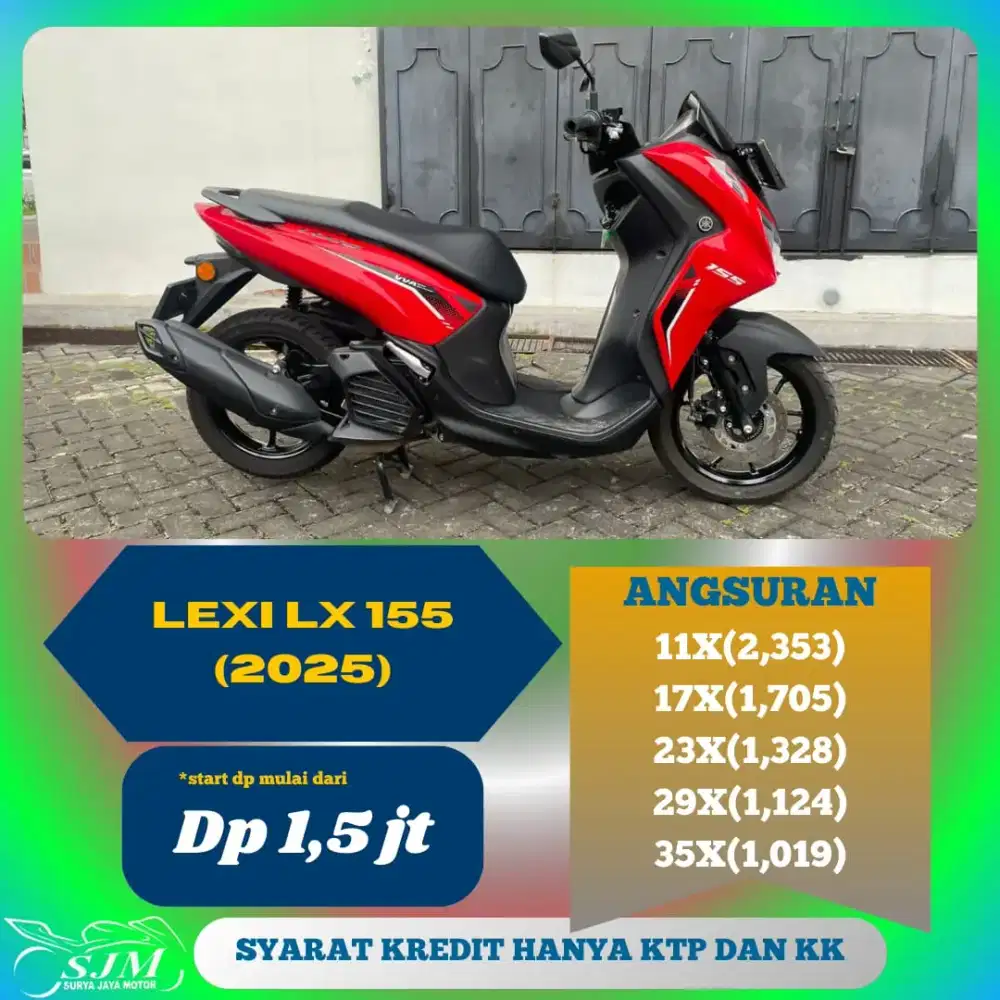 YAMAHA LEXI LX 155 2025 MESIN HALUS