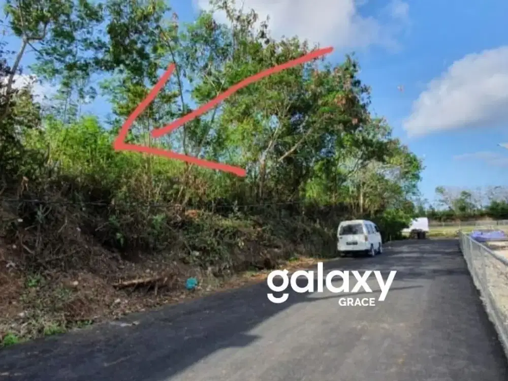 DIJUAL TANAH LOKASI STRATEGIS DEKAT AIR HELIPAD DI MELASTI UNGASAN BADUNG, BALI
