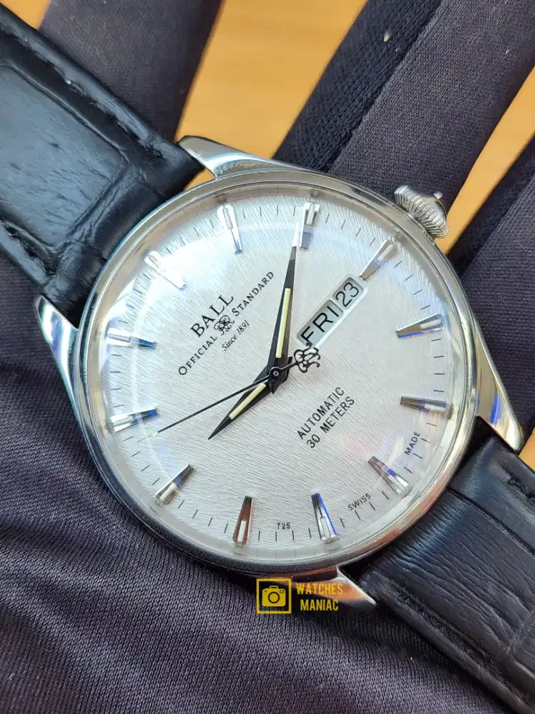 Jam Tangan Original Ball Trainmaster Eternity Automatic Swiss Fullset