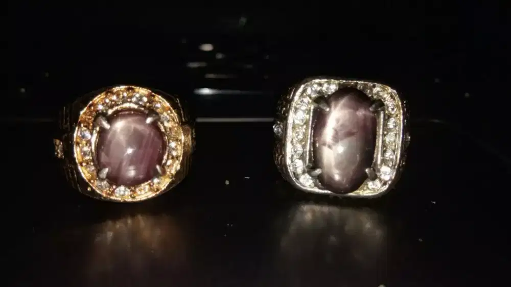 Cincin batu alam Ruby Star / Natural Star Ruby