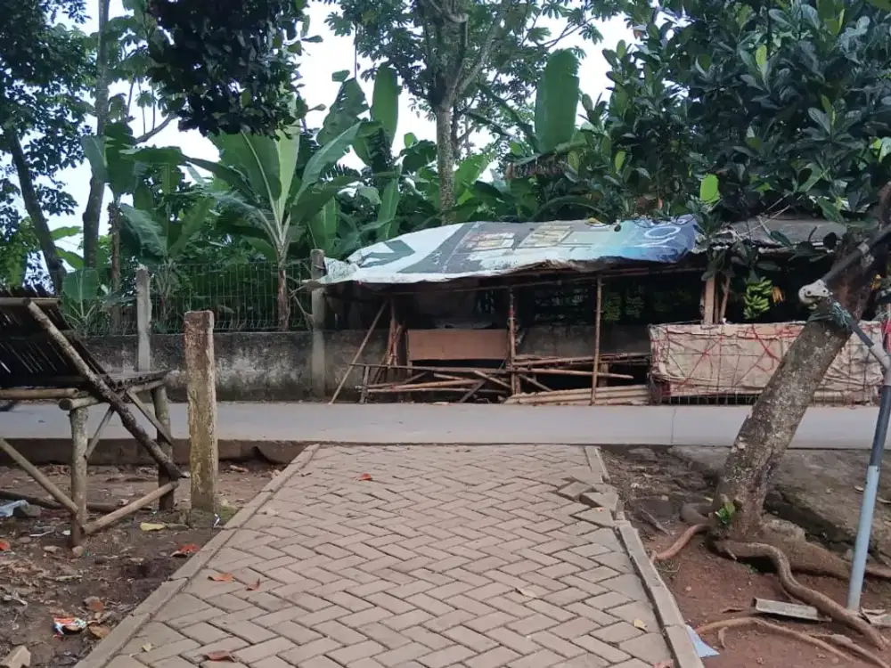 Kavling Cisauk Lngsung Tepi Jalan,Dekat Stasiun Jatake